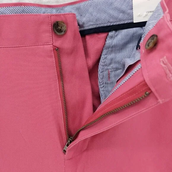 NWT BROOKS BROTHERS Pink Clark Chino Pant Cotton Blend Stretch 31x30
